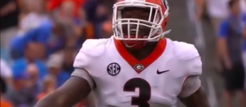 Smith was named MVP of the SEC Championship Game and Defensive MVP of the Rose Bowl. [image source: Chicago Recap/YouTube screenshot]