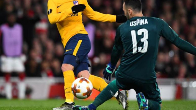 Antoine Griezmann, marcatore del gol del pari dell'Atl&egrave;tico Madrid.