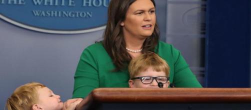 Sarah Huckabee Sanders hosted a press briefing for children and a ... - someecards.com