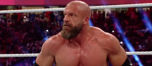 Triple H battled John Cena in the opening match of WWE's 'Greatest Royal Rumble' pay-per-view on Friday. [Image via WWE/YouTube]