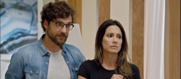 Benjamin e Zoe se preocupam com o futuro do filho em Apocalipse. (Foto: Record TV) Benjamin e Zoe se preocupam com o futuro do filho em Apocalipse. (Foto: Record TV)