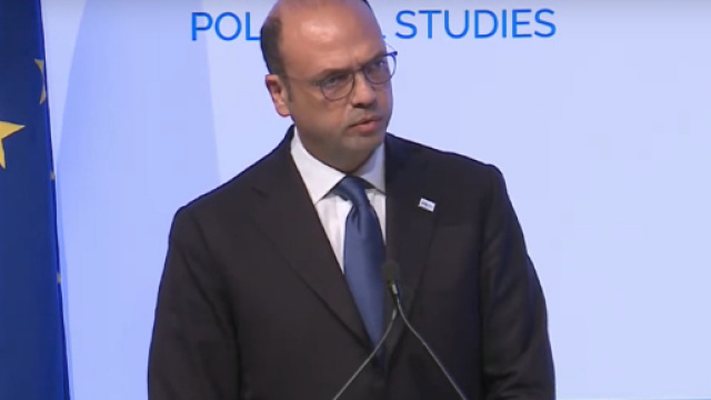 Angelino Alfano, minstro degli Affari esteri.