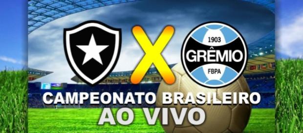 Assistir Botafogo x Grêmio ao vivo, pela internet ou televisão. (foto reprodução). Assistir Botafogo x Grêmio ao vivo, pela internet ou televisão. (foto reprodução).