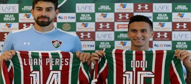 Luan Peres e Dodi estão relacionados para o confronto diante do São Paulo (Foto: Reprodução/Lancepress) Luan Peres e Dodi estão relacionados para o confronto diante do São Paulo (Foto: Reprodução/Lancepress)