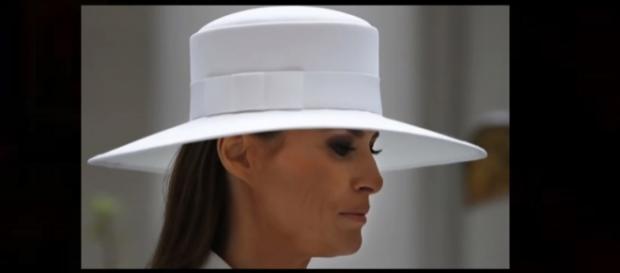 Melania Trump in cage-like situation at White House. Photo: Fox News Youtube screenshot Melania Trump in cage-like situation at White House. Photo: Fox News Youtube screenshot