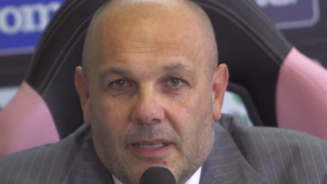 Bruno Tedino, tecnico del Palermo