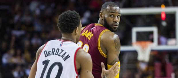 LeBron looks forward to round 2 - (Image: YouTube/Raptors) LeBron looks forward to round 2 - (Image: YouTube/Raptors)