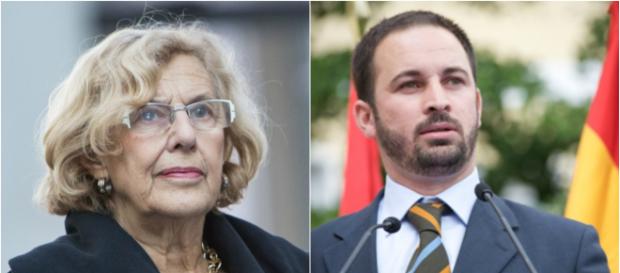 Manuela Carmena y Santiago Abascal Manuela Carmena y Santiago Abascal