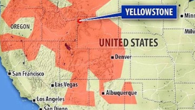 Yellowstone piantina geografica