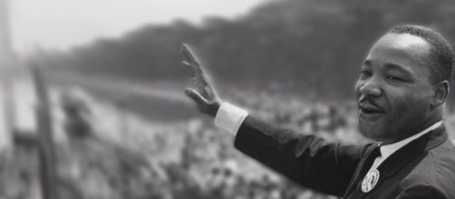 Martin Luther King durante il discorso a Washington