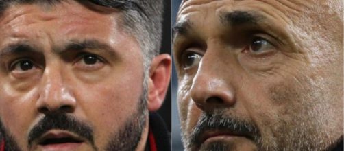 Rino Gattuso e Luciano Spalletti