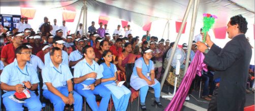 Special needs students in India on a trip to a Naval Base in Kochi. Image Credit: Wikimedia Commons