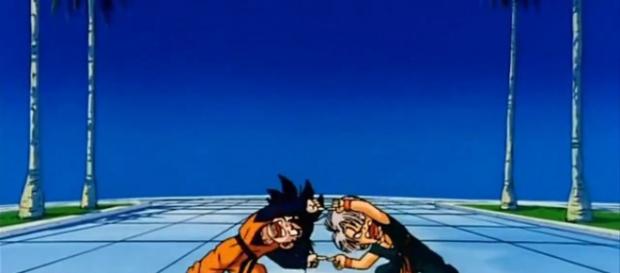 Goten und Trunks führen den Fusiontanz durch Goten und Trunks führen den Fusiontanz durch
