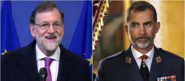 Mariano Rajoy y Felipe VI en imagen de archivo Mariano Rajoy y Felipe VI en imagen de archivo