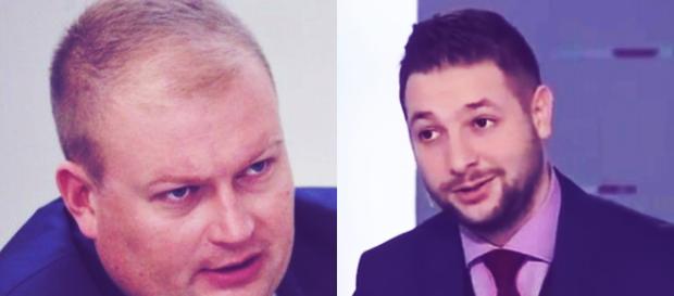 Patryk Jaki smaży na wizji 'naleśnika' z Nowoczesnej (foto: youtube.com) Patryk Jaki smaży na wizji 'naleśnika' z Nowoczesnej (foto: youtube.com)