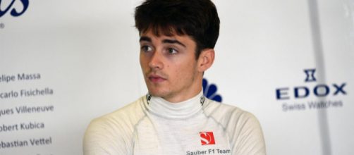 Charles Leclerc, giovane talento dell'Alfa Romeo Sauber F1 Team.
