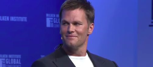 Tom Brady speaks at Milken Institute Global Conference where he confirmed he'll return to NFL in 2018. [image source: ESPN/YouTube screenshot]