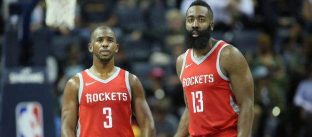 Chris Paul y James Harden la combinación perfecta... - fanragsports.com Chris Paul y James Harden la combinación perfecta... - fanragsports.com
