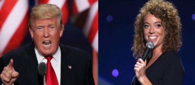 Donald Trump, Michelle Wolf, via Twitter Donald Trump, Michelle Wolf, via Twitter
