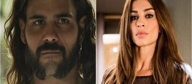 Lívia e Mariano se encontram na novela Lívia e Mariano se encontram na novela