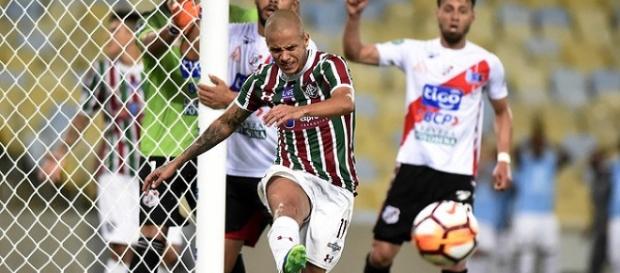 Marcos Júnior corre o risco de perder posição no Fluminense (Foto: Reprodução/Lancepress) Marcos Júnior corre o risco de perder posição no Fluminense (Foto: Reprodução/Lancepress)