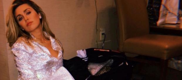 Miley Cyrus before a recent performance with Elton John. - (Image: Instagram/Miley Cyrus) Miley Cyrus before a recent performance with Elton John. - (Image: Instagram/Miley Cyrus)