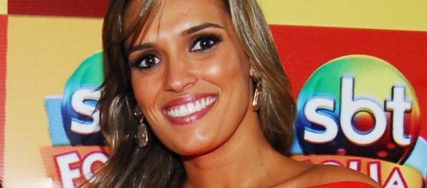 Apresentadora está grávida(foto reprodução). Apresentadora está grávida(foto reprodução).