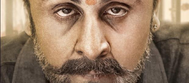 Ranbir Kapoor as Sanjay Dutt in Sanju poster (Image Credit: Rajkumar Hirani/Twitter) Ranbir Kapoor as Sanjay Dutt in Sanju poster (Image Credit: Rajkumar Hirani/Twitter)
