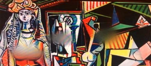 “Les femmes d'Alger” by Picasso with details blurred by Fox News flickr.com