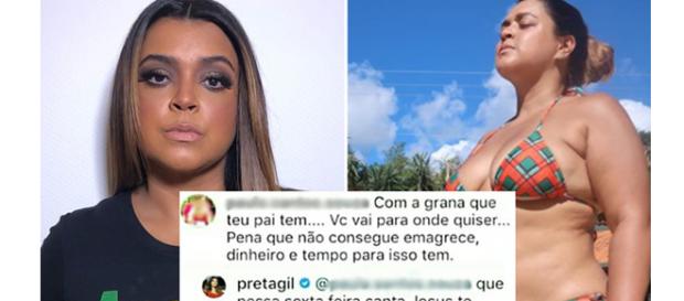 A cantora não perdeu a classe na hora da resposta ( Reprodução - Instagram ) A cantora não perdeu a classe na hora da resposta ( Reprodução - Instagram )