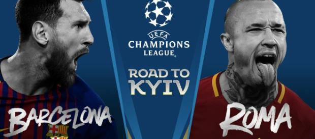 Ao vivo nesta quarta: Barcelona x Roma Ao vivo nesta quarta: Barcelona x Roma