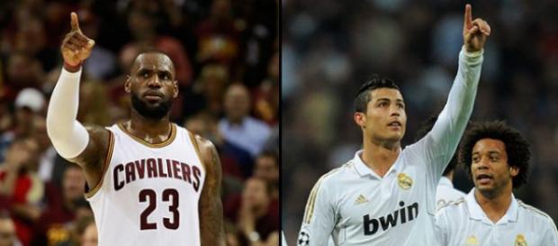 Cristiano Ronaldo and LeBron James rompiendo record Cristiano Ronaldo and LeBron James rompiendo record