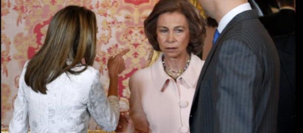 La reina Letizia y Doña Sofía enfadadas La reina Letizia y Doña Sofía enfadadas