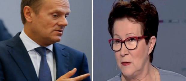Posłanka PiS nie dała szans Donaldowi Tuskowi. Posłanka PiS nie dała szans Donaldowi Tuskowi.