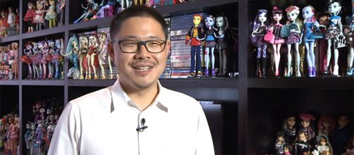Barbie collector Jian Yang has a secret talent that has made him viral once again. [Image source: BBC/YouTube]