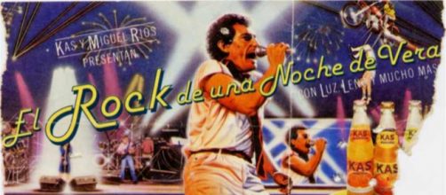 Entrada de uno de los conciertos celebrados durante la exitosa gira, El Rock de una Noche de Verano