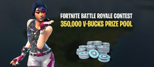"Fortnite Battle Royale" contest has a prize pool of 350,000 V-Bucks! Image Credit: Own work