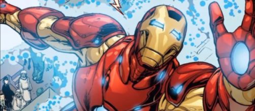 Tony Stark's Bleeding Edge armor on the comic books. [Image via New Sage/YouTube screencap]
