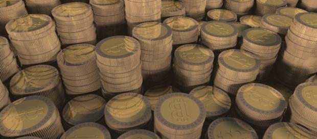 Brownian Bitcoin Piles by fdecomite Brownian Bitcoin Piles by fdecomite