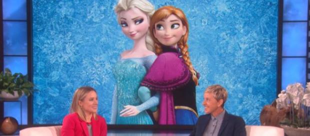 Kristen Bell, The Ellen show, Frozen Kristen Bell, The Ellen show, Frozen