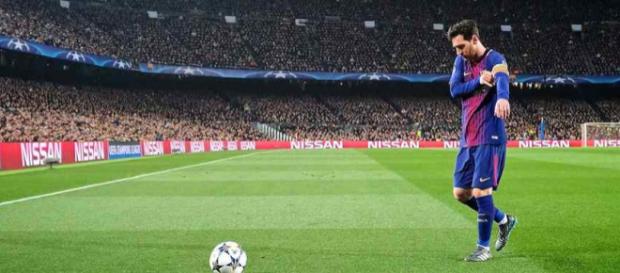Leo Messi está confiante na Champions. Leo Messi está confiante na Champions.
