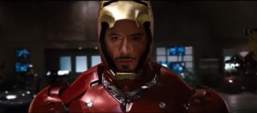 Tony Stark suiting up as Iron Man. [Image via DeathStocker/YouTube screencap]