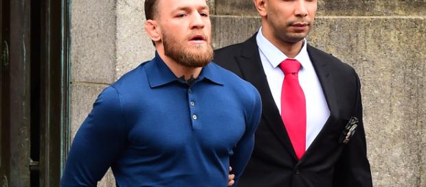 Irish boxer under arrest for attacking bus. Irish boxer under arrest for attacking bus.