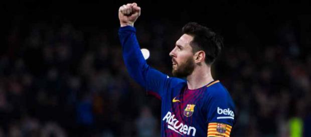 Leo Messi foi a estrela da partida Leo Messi foi a estrela da partida