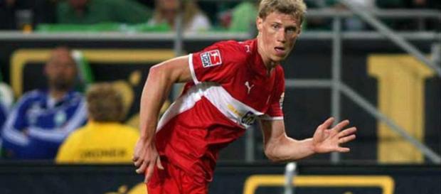 Pogrebnyak im Trikot des VfB Stuttgart Pogrebnyak im Trikot des VfB Stuttgart