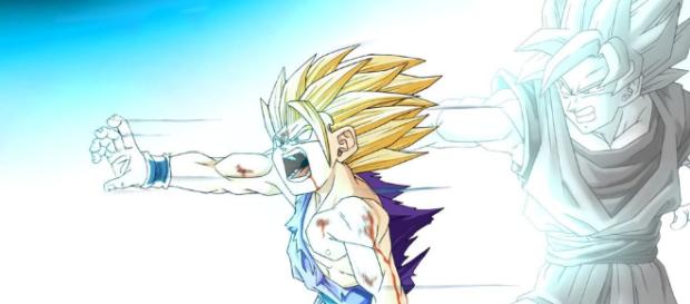 Dragon Ball Z Kai Cell se enfrenta a Son Gohan Dragon Ball Z Kai Cell se enfrenta a Son Gohan
