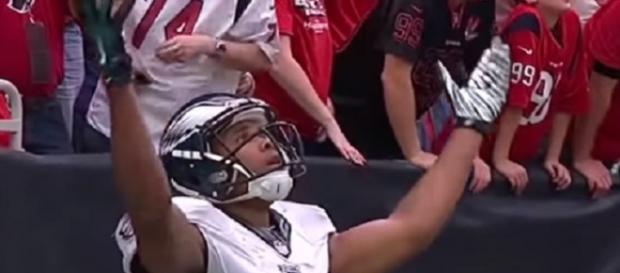 Jordan Matthews played three seasons with the Eagles (Image Credit: Philly Loyal/YouTube) Jordan Matthews played three seasons with the Eagles (Image Credit: Philly Loyal/YouTube)