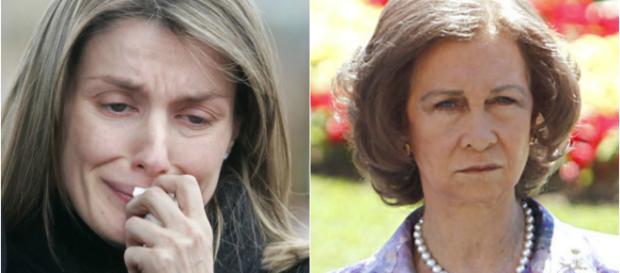 Letizia y Sofía en imagen de archivo Letizia y Sofía en imagen de archivo