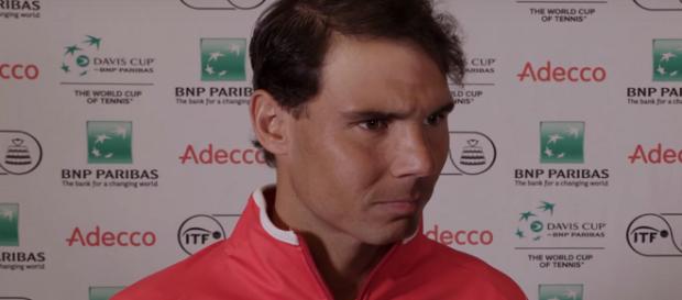 Rafael Nadal led Spain into another Davis Cup semifinal. Photo: screenshot via Davis Cup by BNP Paribas channel on YouTube Rafael Nadal led Spain into another Davis Cup semifinal. Photo: screenshot via Davis Cup by BNP Paribas channel on YouTube