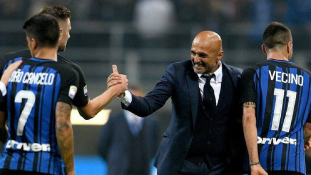 Spalletti, Cancelo e Vecino (Inter)